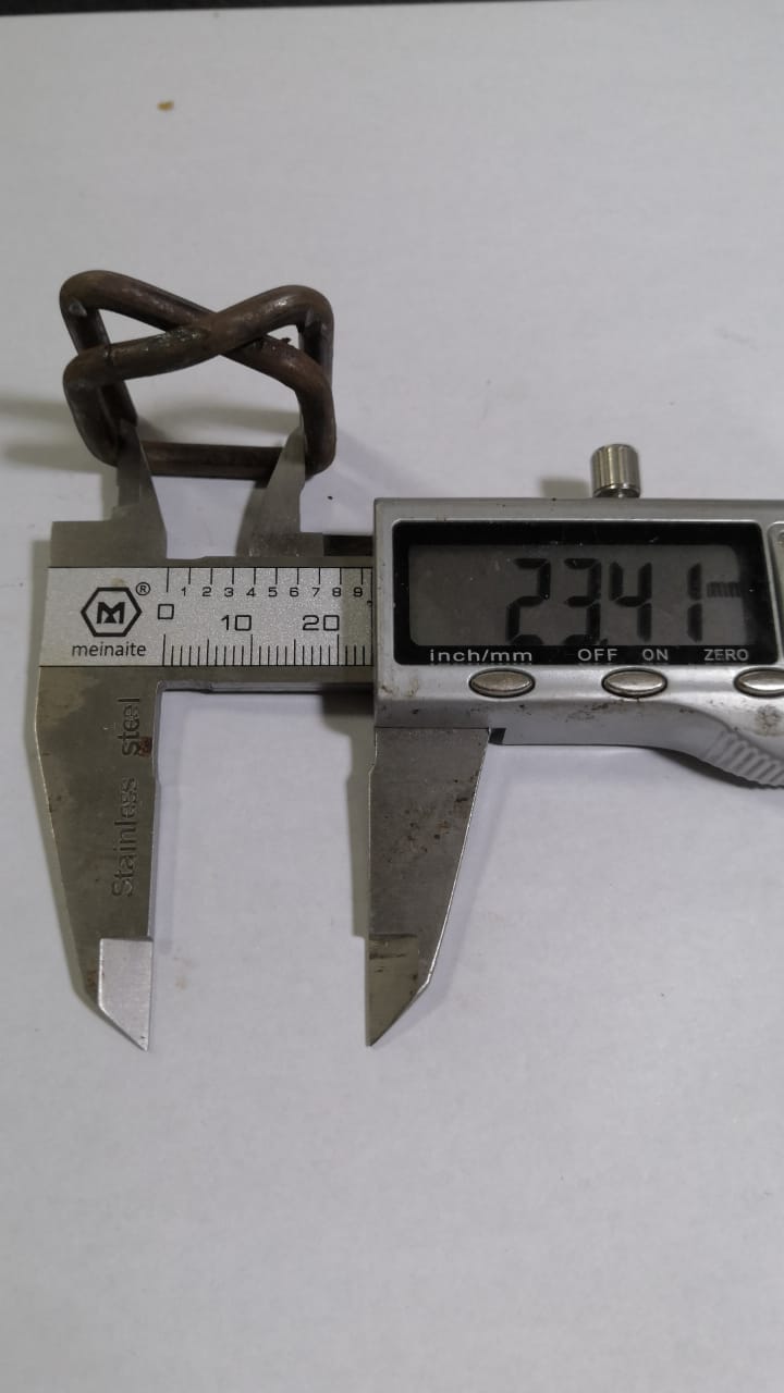 HEBILLAS GALVANIZADAS 16mm ALAMBRE 3 .50mm,
